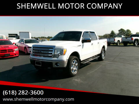 2014 Ford F-150 for sale at SHEMWELL MOTOR COMPANY in Red Bud IL
