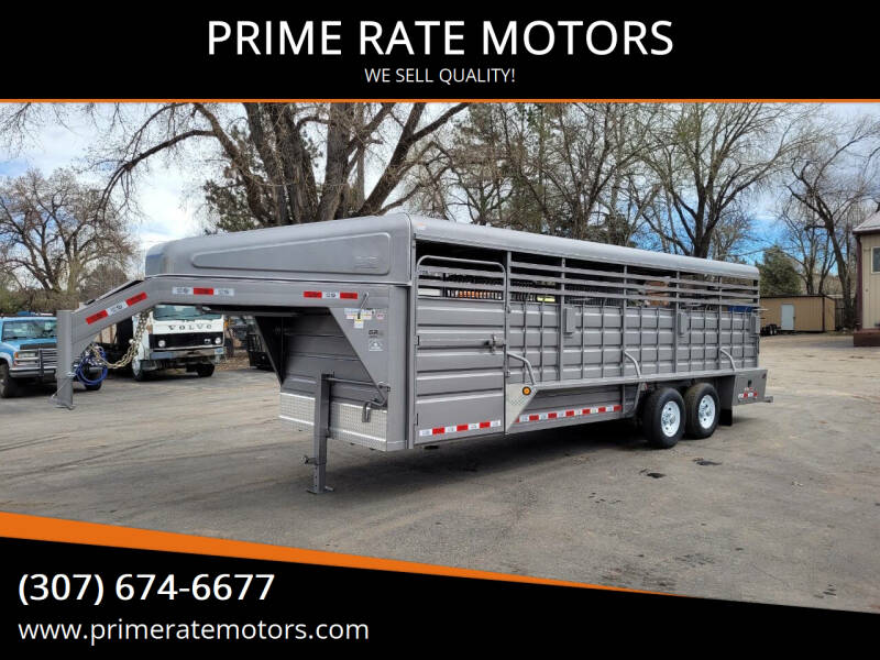 2025 GR 24FT STOCK TRAILER for sale at PRIME RATE MOTORS in Sheridan WY