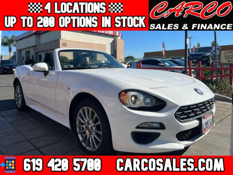 2018 FIAT 124 Spider for sale at CARCO SALES & FINANCE in Chula Vista CA