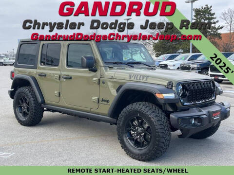 2025 Jeep Wrangler for sale at GANDRUD CHEVROLET in Green Bay WI