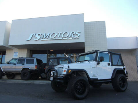 2003 Jeep Wrangler for sale at J'S MOTORS in San Diego CA