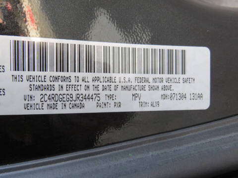 2018 Dodge Grand Caravan GT