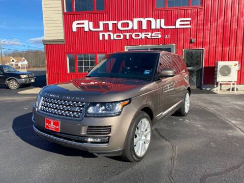 2015 Land Rover Range Rover for sale at AutoMile Motors in Saco ME