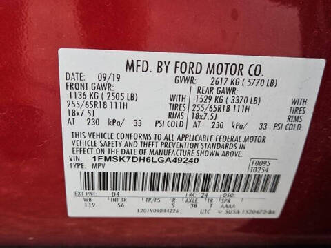 2020 Ford Explorer XLT