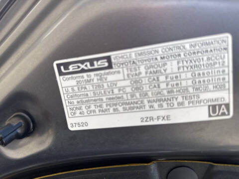 2015 Lexus CT 200h