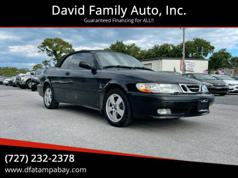 2003 Saab 9-3 for sale at David Family Auto, Inc. in New Port Richey FL
