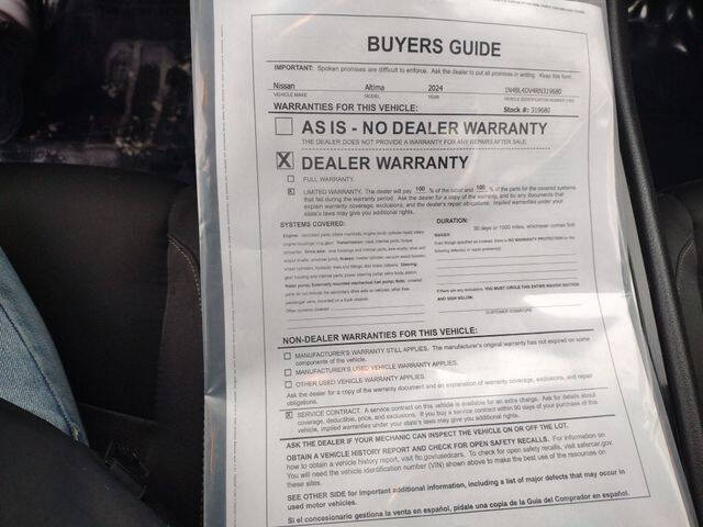 2024 Nissan Altima 2.5 SV