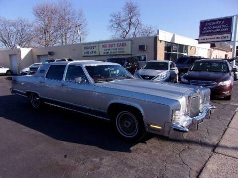 1978 Lincoln Town Car for sale at Gregory J Auto Sales in Roseville MI