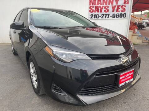 2019 Toyota Corolla for sale at Manny G Motors in San Antonio TX