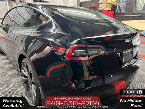 2022 Tesla Model 3 Performance