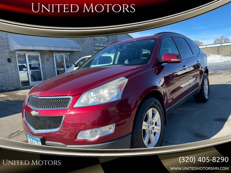 2010 Chevrolet Traverse for sale at United Motors in Saint Cloud MN