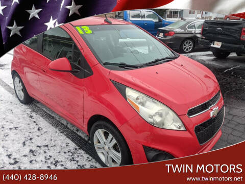 2013 Chevrolet Spark for sale at TWIN MOTORS in Madison OH