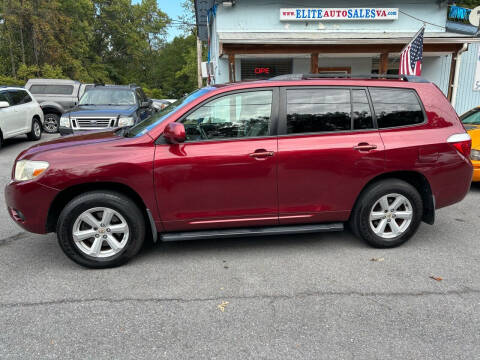 2008 Toyota Highlander for sale at Elite Auto Sales Inc in Front Royal VA