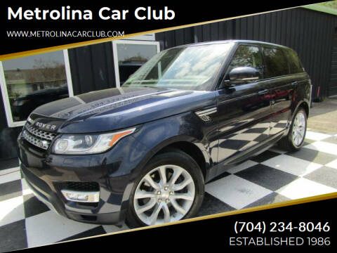 2015 Land Rover Range Rover Sport for sale at Metrolina Car Club in Stallings NC