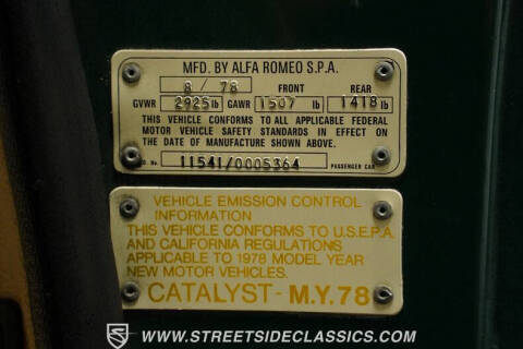 1978 Alfa Romeo Spider