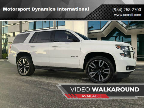 2018 Chevrolet Tahoe for sale at Motorsport Dynamics International in Pompano Beach FL