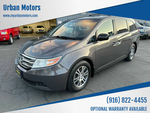 2013 Honda Odyssey for sale at Urban Motors in Sacramento CA