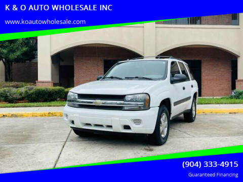 2005 Chevrolet TrailBlazer for sale at K & O AUTO WHOLESALE INC in Jacksonville FL