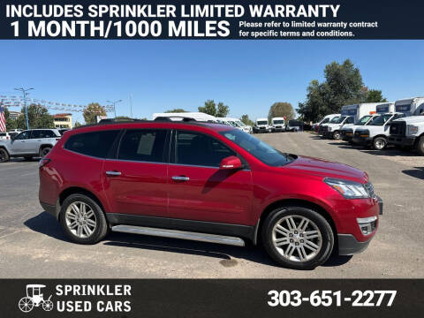 2013 Chevrolet Traverse for sale at Sprinkler Used Cars in Longmont CO