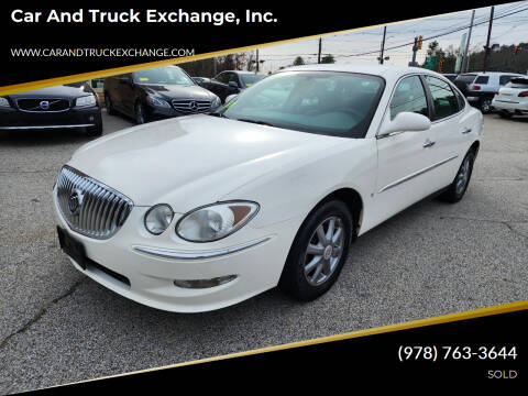 2009 Buick LaCrosse for sale at Car and Truck Exchange, Inc. in Rowley MA