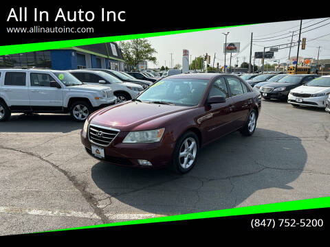 2009 Hyundai Sonata for sale at All In Auto Inc in Palatine IL