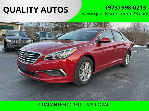 2017 Hyundai Sonata for sale at QUALITY AUTOS in Hamburg NJ