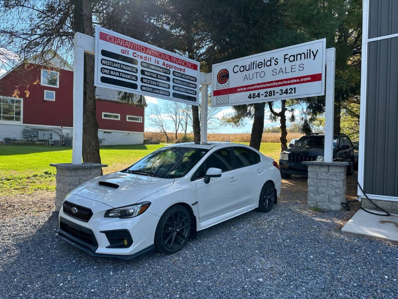2019 Subaru WRX for sale at Caulfields Family Auto Sales in Bath PA