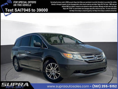 2013 Honda Odyssey for sale at SUPRA AUTO SALES in Riviera Beach FL