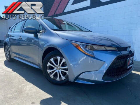 2021 Toyota Corolla Hybrid for sale at Auto Republic Fullerton in Fullerton CA