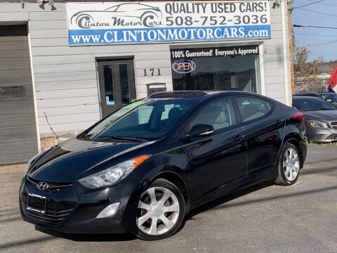 2012 Hyundai Elantra for sale at Clinton MotorCars in Shrewsbury MA
