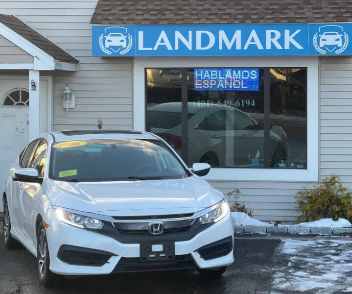 2016 Honda Civic for sale at Landmark Auto Sales Inc in Attleboro MA