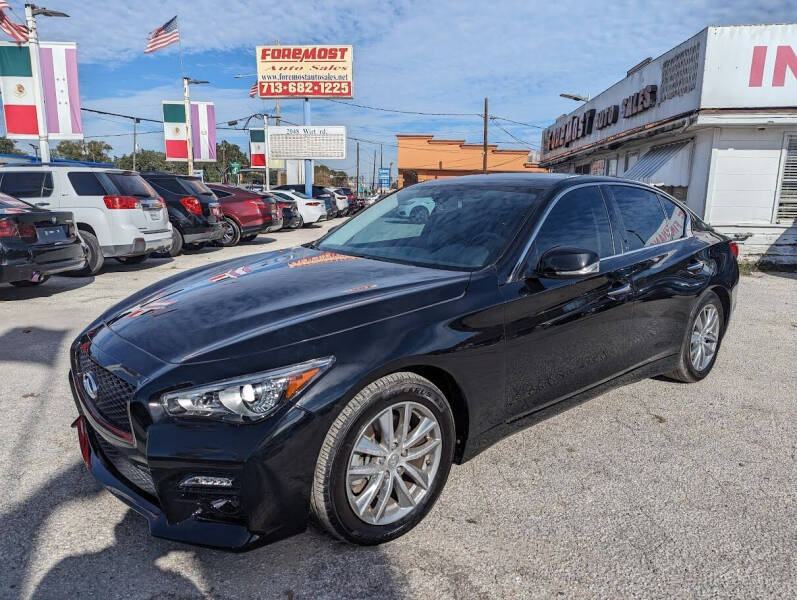 2017 Infiniti Q50 for sale at Foremost Auto Sales in Houston TX