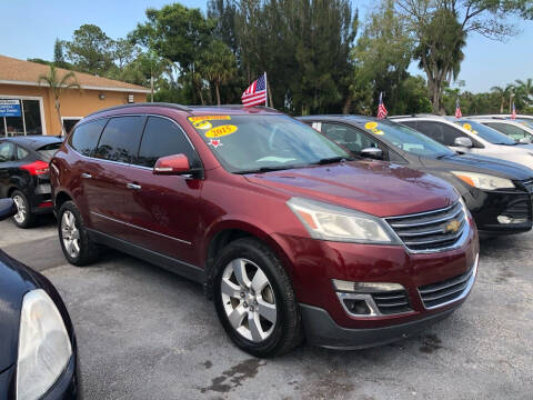 2015 Chevrolet Traverse for sale at Palm Auto Sales in West Melbourne FL