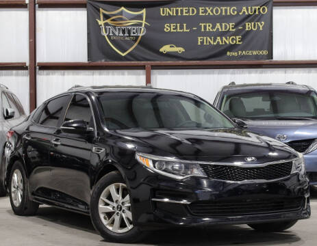 2016 Kia Optima for sale at United Exotic Auto in Houston TX