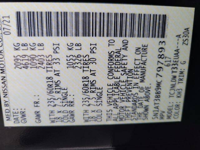 2021 Nissan Rogue SV