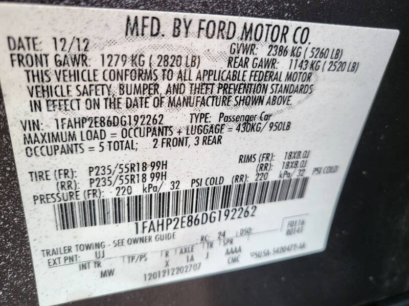 2013 Ford Taurus SEL