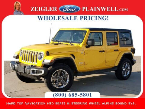 2019 Jeep Wrangler Unlimited for sale at Zeigler Ford of Plainwell- Jeff Bishop in Plainwell MI