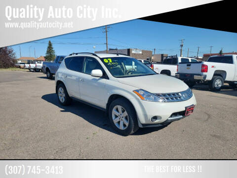 2007 Nissan Murano for sale at Quality Auto City Inc. in Laramie WY