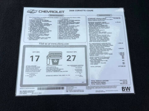 2006 Chevrolet Corvette