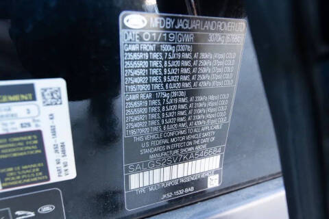 2019 Land Rover Range Rover HSE