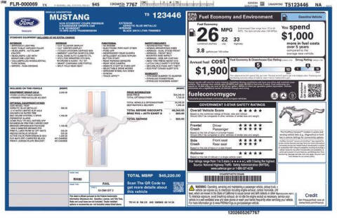 2026 Ford Mustang EcoBoost Premium