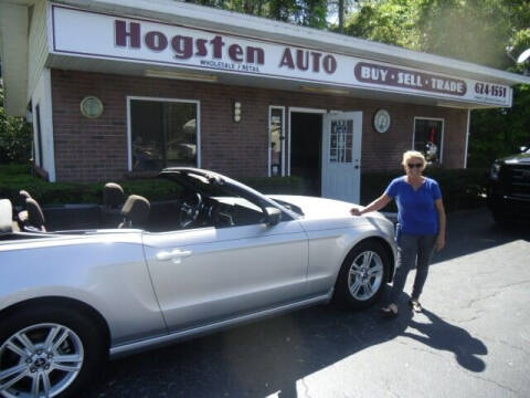 2014 Ford Mustang for sale at HOGSTEN AUTO WHOLESALE in Ocala FL