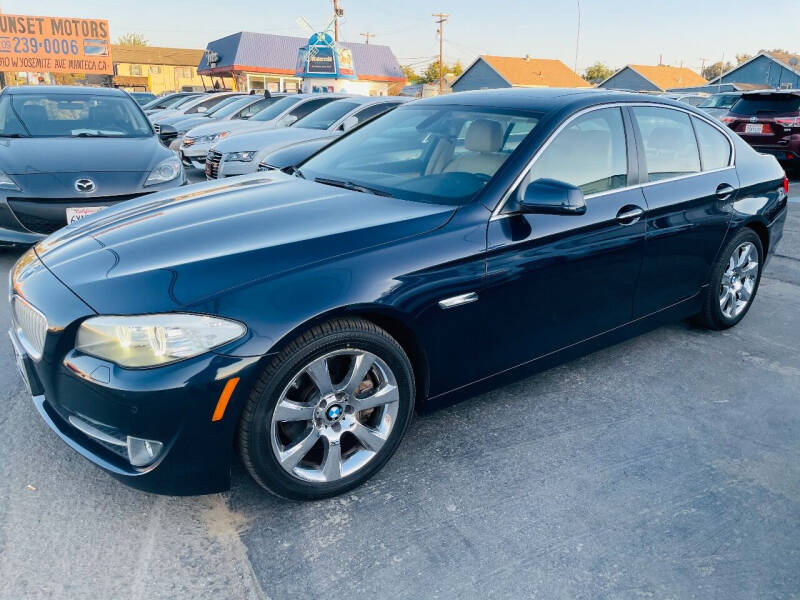 2011 BMW 5 Series for sale at Sunset Motors in Manteca CA