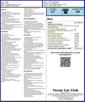 2017 BMW 6 Series 650i Gran Coupe