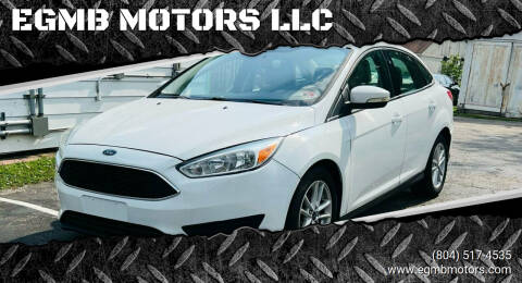 2017 Ford Focus for sale at EGMB MOTORS in Midlothian VA