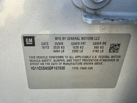 2013 Chevrolet Malibu LT