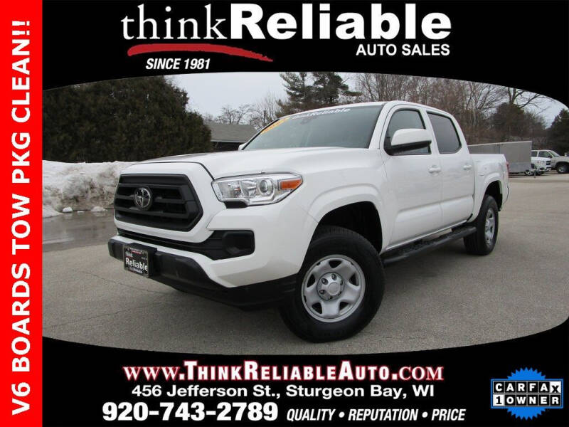2021 Toyota Tacoma for sale at RELIABLE AUTOMOBILE SALES, INC in Sturgeon Bay WI