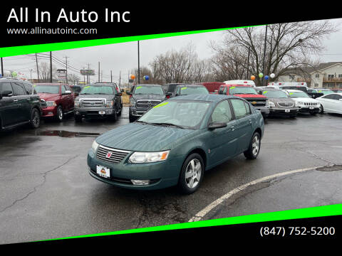 2007 Saturn Ion for sale at All In Auto Inc in Palatine IL
