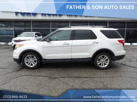 2012 Ford Explorer for sale at Father & Son Auto Sales in Dearborn MI