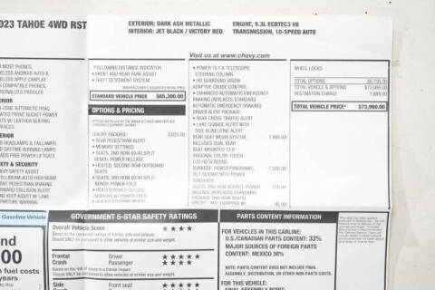 2023 Chevrolet Tahoe RST